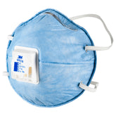 3M Cupped Particulate Respirator 9916, P1 with Nuisance Level* Acid Gas Relief, valved, 10/Box, 6 Boxes/Case